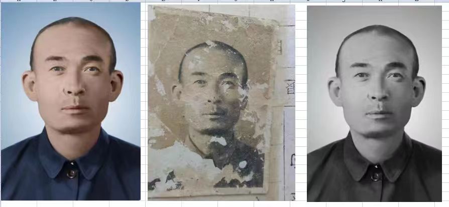 鹰手营子矿老照片修复实体店工作室地址电话老照片模糊修复-21